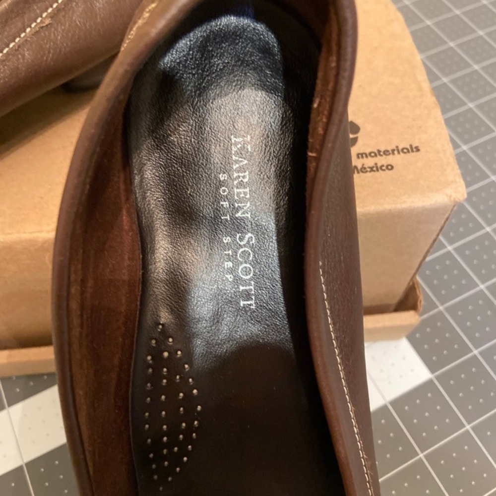 Karen Scott Dark Brown Men's Loafers - Picture 4 of 5